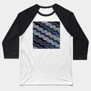 Moody blues geometric textures Baseball T-Shirt